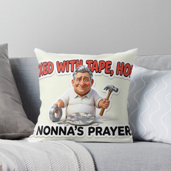 Item preview, Fixed With Tape Hope And Nonna's Prayers - Funny Italian Dad DIY designed and sold by Petringo.