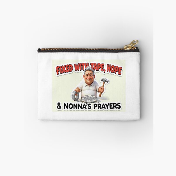 Item preview, Fixed With Tape Hope And Nonna's Prayers - Funny Italian Dad DIY designed and sold by Petringo.