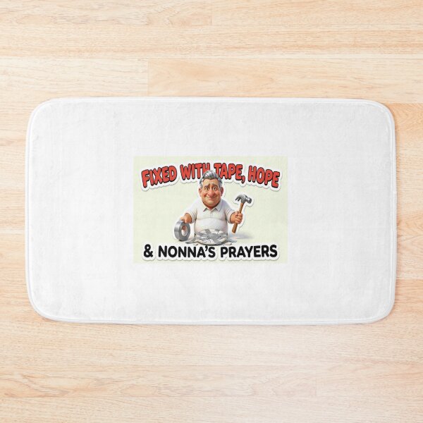 Item preview, Fixed With Tape Hope And Nonna's Prayers - Funny Italian Dad DIY designed and sold by Petringo.