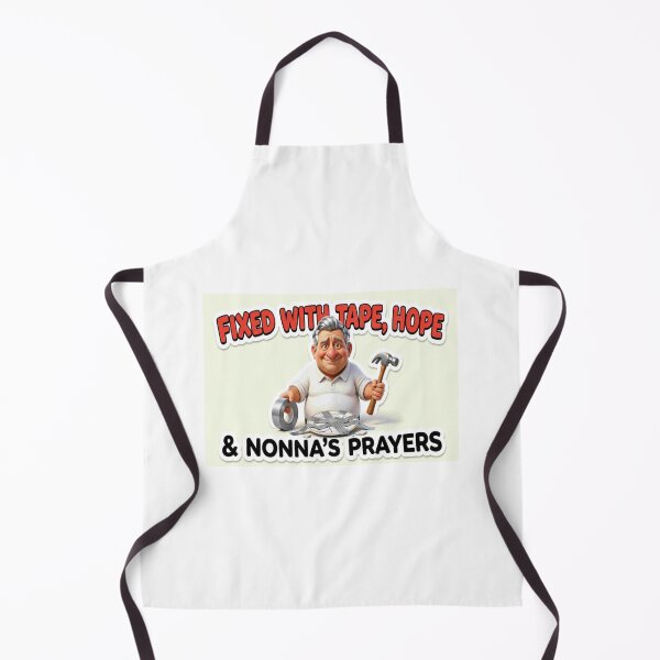 Item preview, Fixed With Tape Hope And Nonna's Prayers - Funny Italian Dad DIY designed and sold by Petringo.