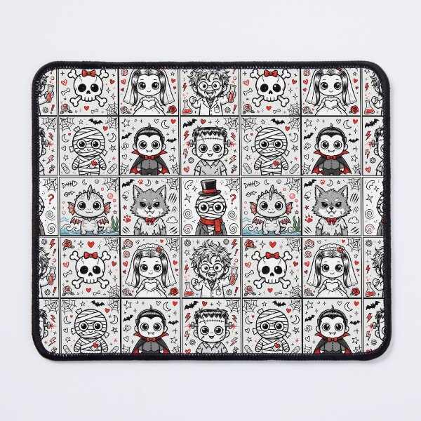 Item preview, Cute Classic Halloween Monster Portraits designed and sold by Teeny Quities.