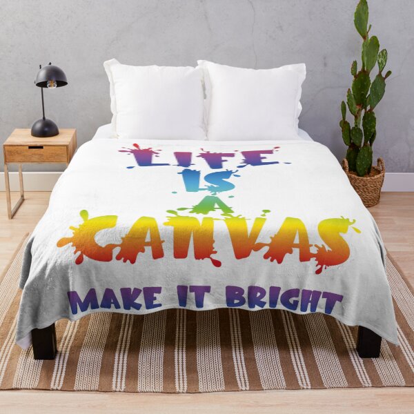 Item preview, Life is a Canvas. Make it bright (No Background) designed and sold by Pencil & Pixel.