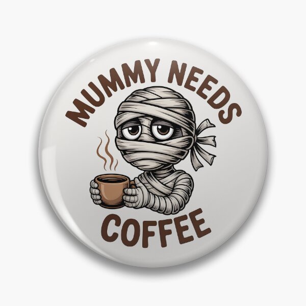 Item preview, Mummy Needs Coffee – Funny Halloween Mummy Design designed and sold by Jollys-ArtShop.