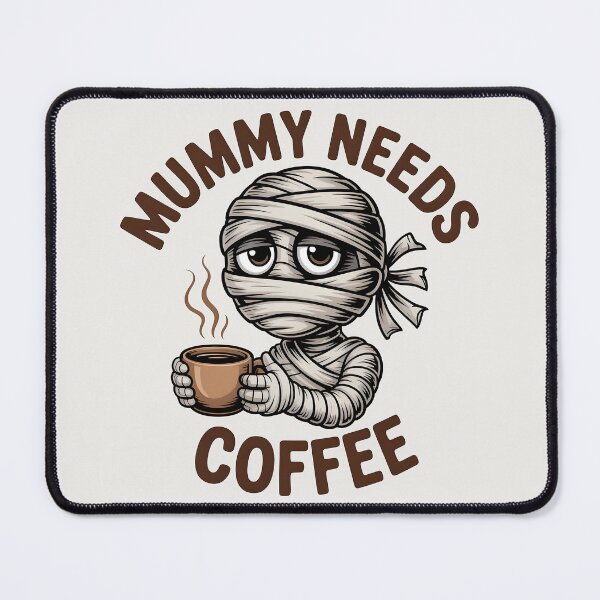 Item preview, Mummy Needs Coffee – Funny Halloween Mummy Design designed and sold by Jollys-ArtShop.