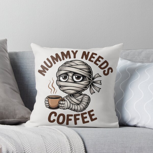 Item preview, Mummy Needs Coffee – Funny Halloween Mummy Design designed and sold by Jollys-ArtShop.