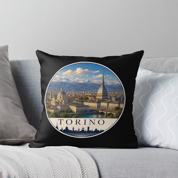Item preview, Turin Landmark Skyline Travel Sticker designed and sold by Beyond Destinations.