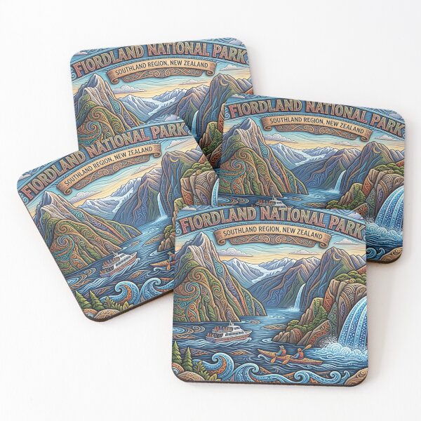 Item preview, FIORDLAND NATIONAL PARK designed and sold by likbatonboot.
