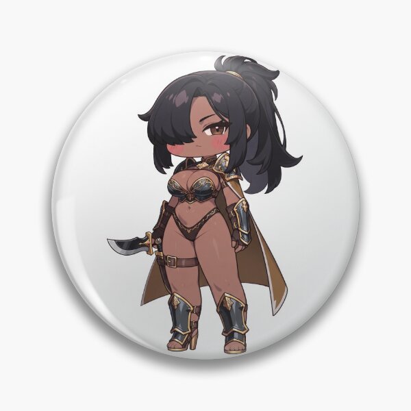 Item preview, Cute Chibi Desert Warrior Anime Sticker designed and sold by RGB-crayon.