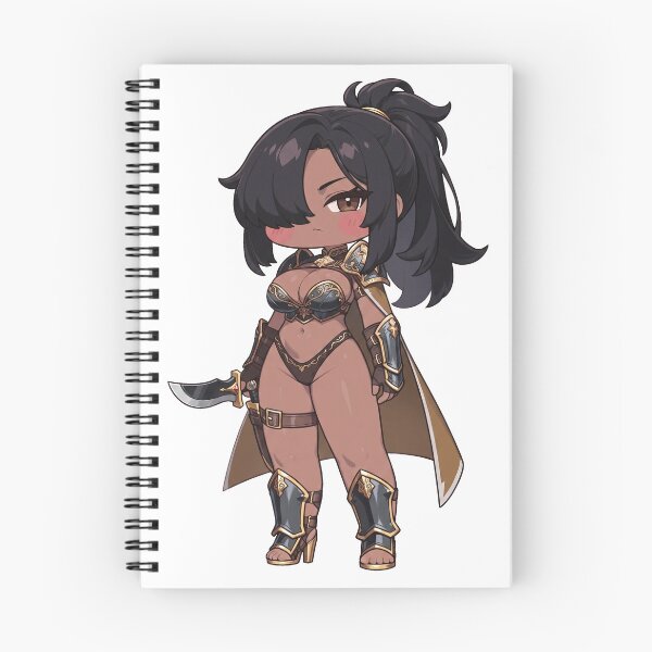 Item preview, Cute Chibi Desert Warrior Anime Sticker designed and sold by RGB-crayon.