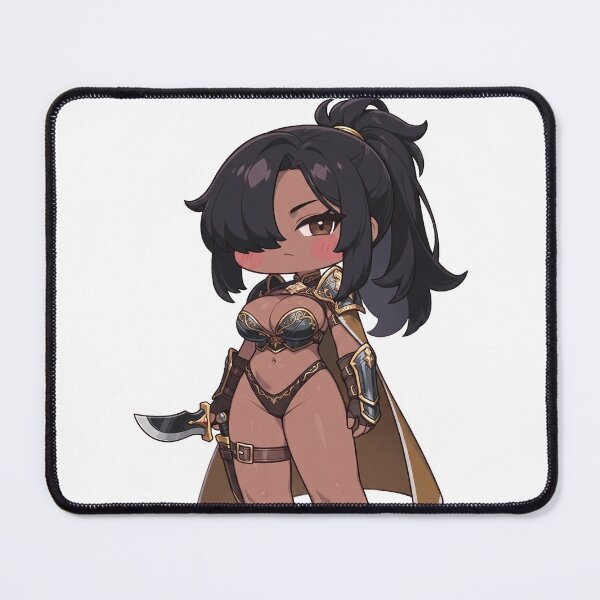 Item preview, Cute Chibi Desert Warrior Anime Sticker designed and sold by RGB-crayon.