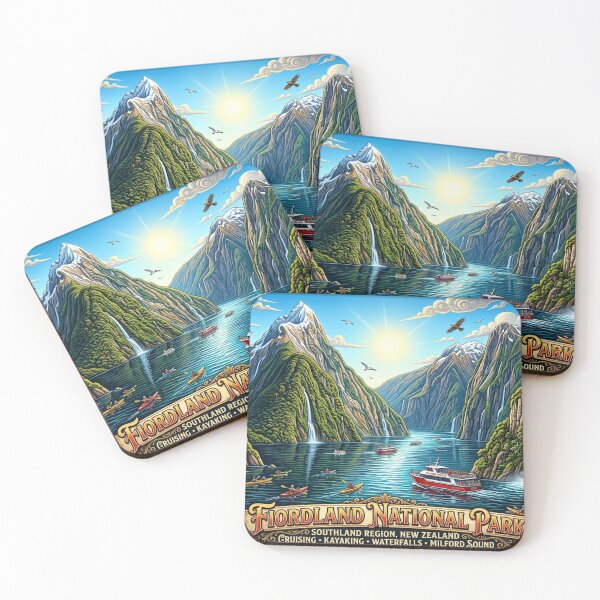 Item preview, FIORDLAND NATIONAL PARK designed and sold by likbatonboot.