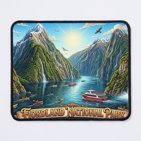 Item preview, FIORDLAND NATIONAL PARK designed and sold by likbatonboot.