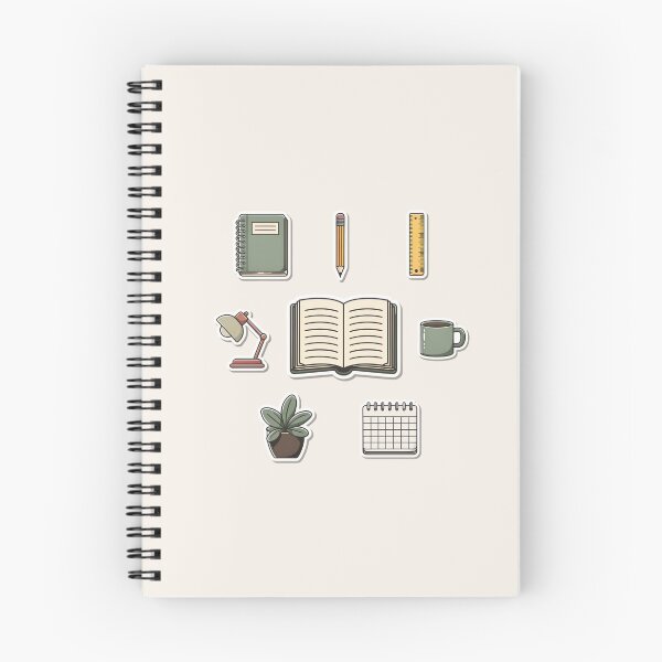 Item preview,  Soft Study Desk Essentials Icons designed and sold by TrendMorphic.