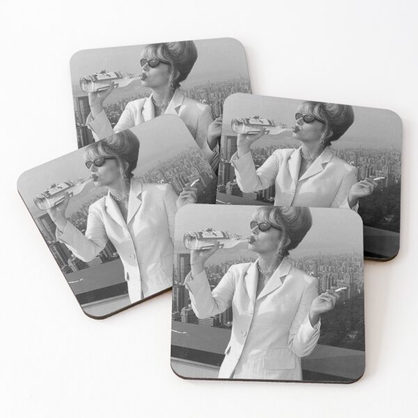 Item preview, Poster Patsy Stone Drink And Smoke Black and White designed and sold by YourahilLman.