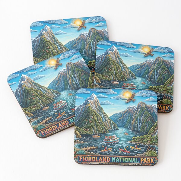 Item preview, FIORDLAND NATIONAL PARK designed and sold by likbatonboot.