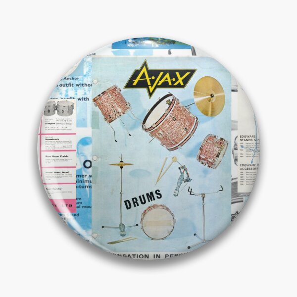Item preview, vintage ajax drum design designed and sold by mwdrum.