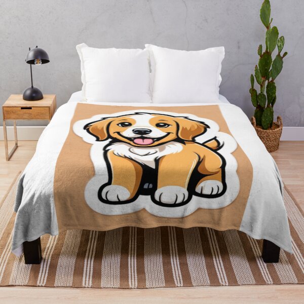 Item preview, Art - Cartoon Dog, Cheerful and Childlike Illustration designed and sold by World-Pets.