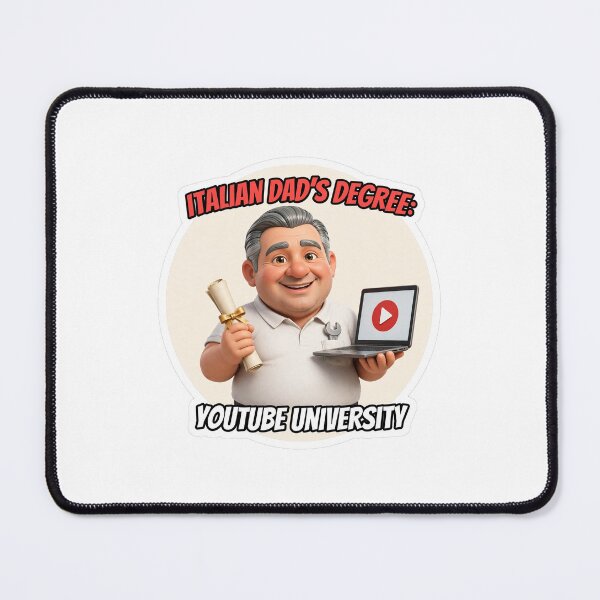 Item preview, Italian Dad's Engineering Degree YouTube University - Funny DIY Dad designed and sold by Petringo.