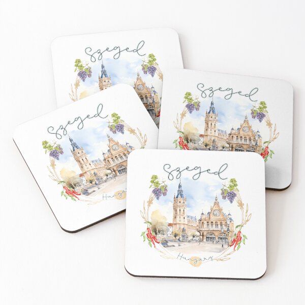 Item preview, szeged hungary watercolor art designed and sold by Anna Sacha.