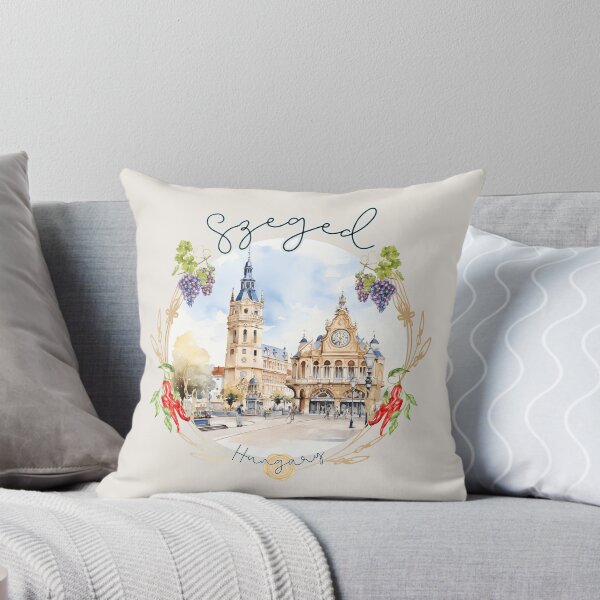 Item preview, szeged hungary watercolor art designed and sold by Anna Sacha.
