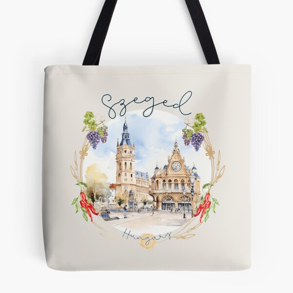 Item preview, szeged hungary watercolor art designed and sold by Anna Sacha.