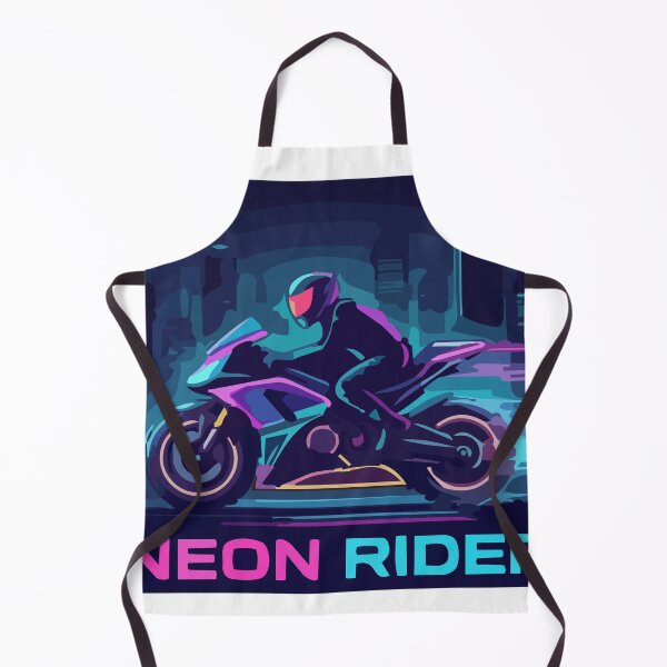 Item preview, Neon Rider - Cyberpunk Synthwave Motorcycle designed and sold by All Year Summer Co..