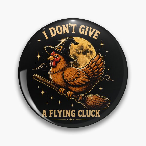 Item preview, Funny witch chicken flying on a broomstick design halloween designed and sold by rafaeltto.