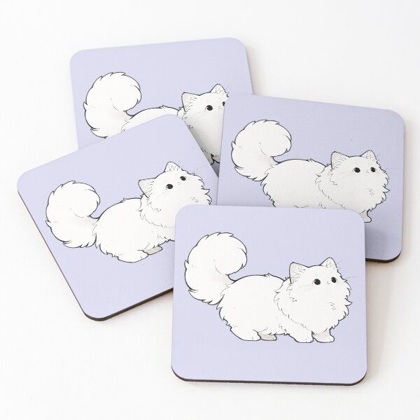 Item preview, Cute Fluffy White Kitten Standing designed and sold by jianina-alondra.