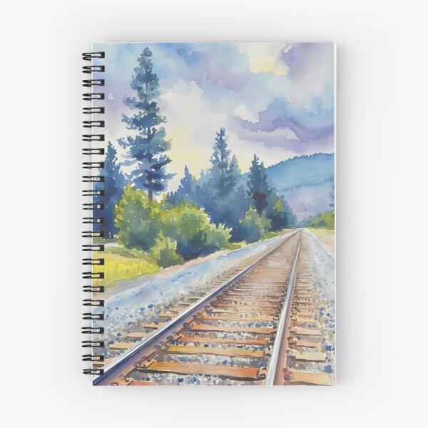 Item preview, Train Tracks at Clinton, Montana designed and sold by Pinkgnomie.