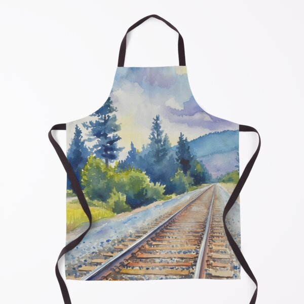Item preview, Train Tracks at Clinton, Montana designed and sold by Pinkgnomie.