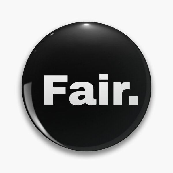 Item preview, Fair – Minimalist One Word Typography Design designed and sold by Inky Accessories.