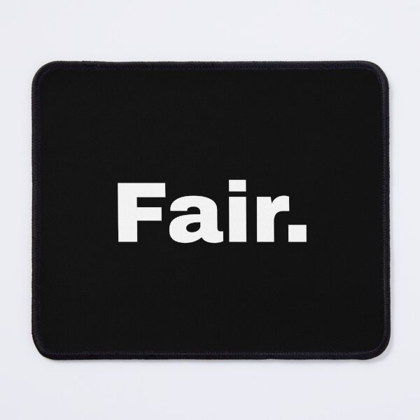 Item preview, Fair – Minimalist One Word Typography Design designed and sold by Inky Accessories.