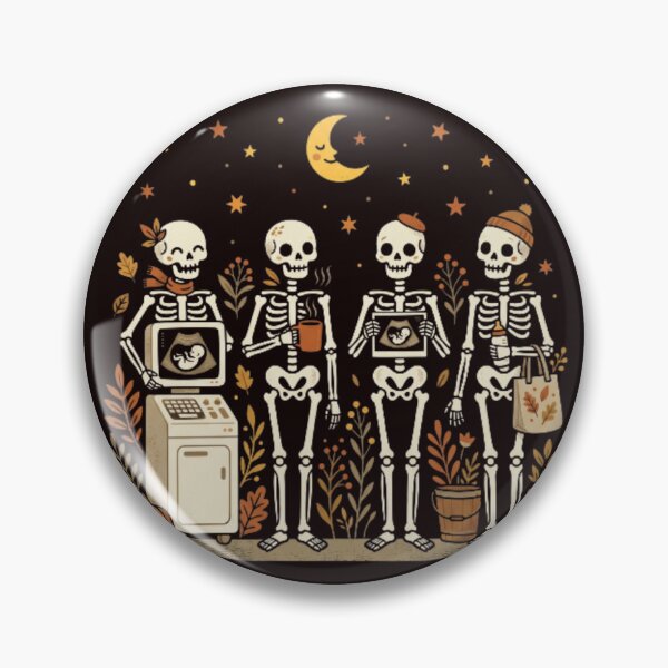 Item preview, Sonographer Skeleton Halloween Ultrasound Tech OBGYN Spooky designed and sold by w66aboo.