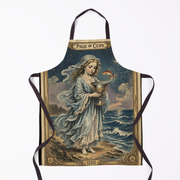 Item preview, Page of Cups Vintage Tarot Card Vintage Aesthetic designed and sold by CF_VintageDesign.