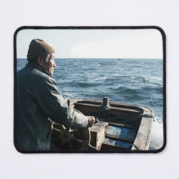 Item preview, The Old Man and the Sea - Into the Open Ocean | Cinematic Seascape Art designed and sold by SOOstudio73.