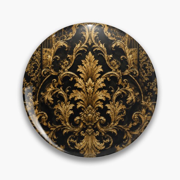 Item preview, Black-Gold Baroque & Damask designed and sold by DesignsByPrnces.