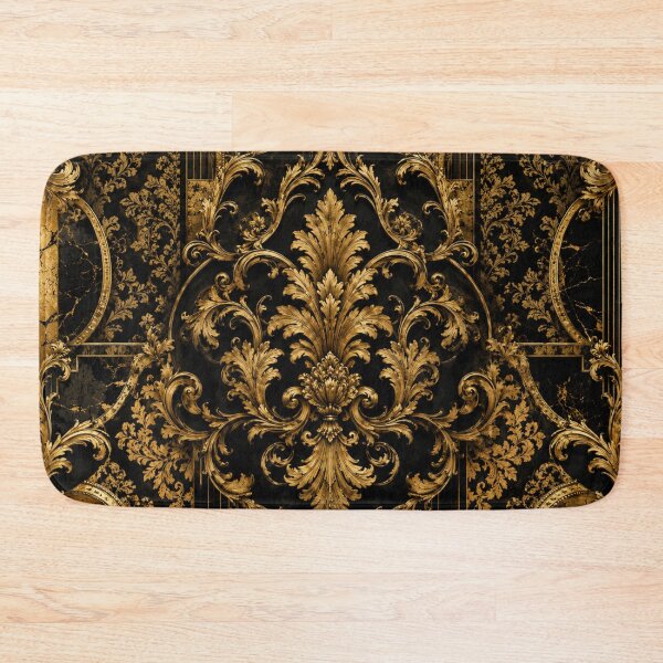 Item preview, Black-Gold Baroque & Damask designed and sold by DesignsByPrnces.