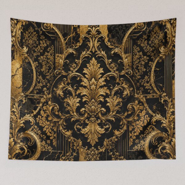 Item preview, Black-Gold Baroque & Damask designed and sold by DesignsByPrnces.
