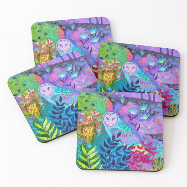 Item preview, Colourful Owl, colourful botanical, designed and sold by Jess Stride.