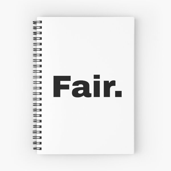 Item preview, Fair – Minimalist One Word Typography Design designed and sold by Inky Accessories.