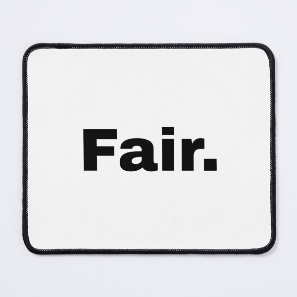 Item preview, Fair – Minimalist One Word Typography Design designed and sold by Inky Accessories.