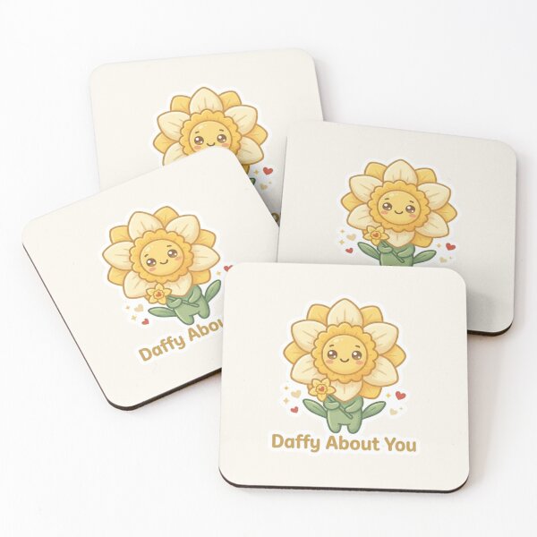 Item preview, Daffy About You – Cute Welsh Love Pun designed and sold by Cerys-GS.