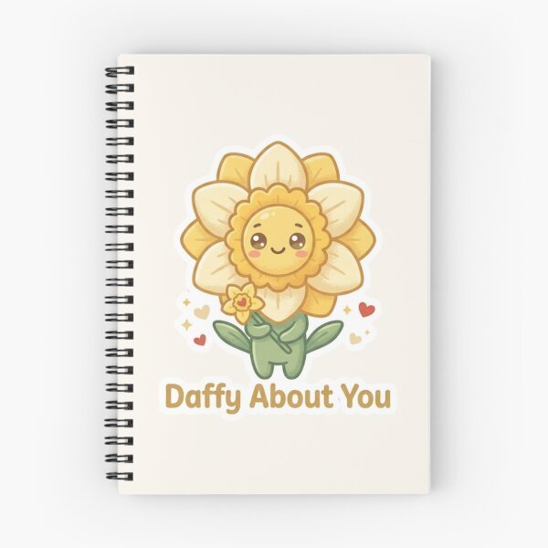 Item preview, Daffy About You – Cute Welsh Love Pun designed and sold by Cerys-GS.