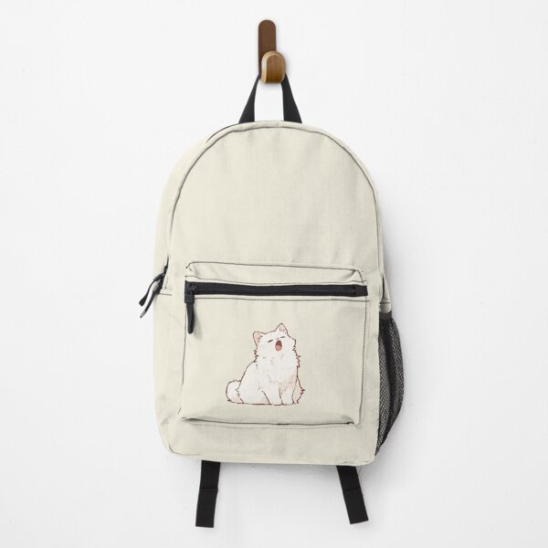 Item preview, Cute Yawning Fluffy White Kitten designed and sold by jianina-alondra.