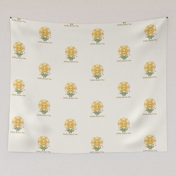 Item preview, Daffy About You – Cute Welsh Love Pun designed and sold by Cerys-GS.