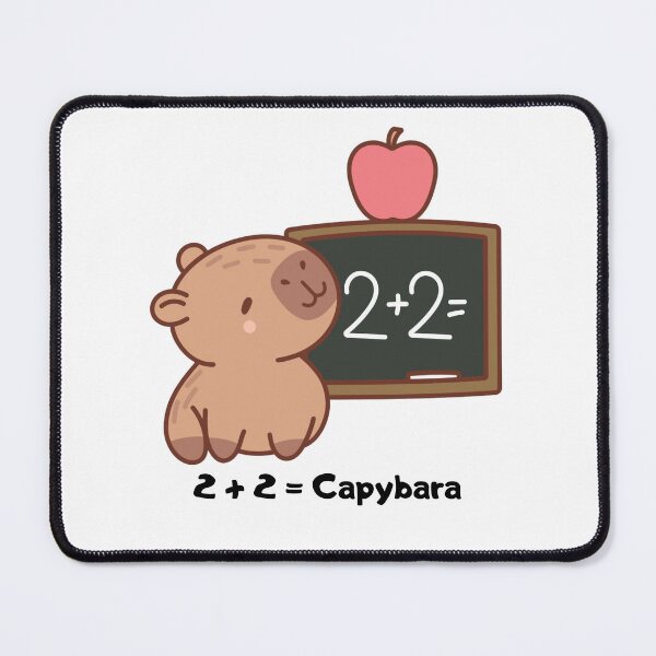 Item preview, Cute Capybara Math Teacher Meme sau 2+2=Capybara Funny Math designed and sold by Alexacarmen.