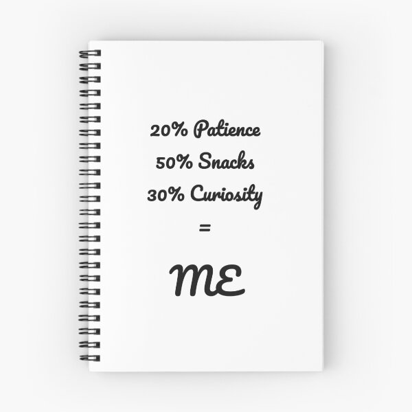 Item preview, 20 Patience 50 Snacks 30 Curiosity Formula Tee designed and sold by low battery meme design.