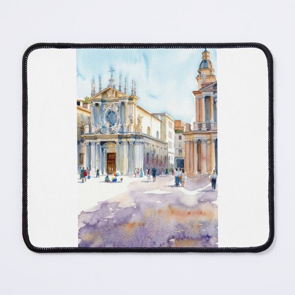 Item preview, Piazza San Carlo Turin Watercolor designed and sold by caracatita75.