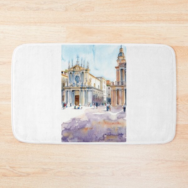 Item preview, Piazza San Carlo Turin Watercolor designed and sold by caracatita75.