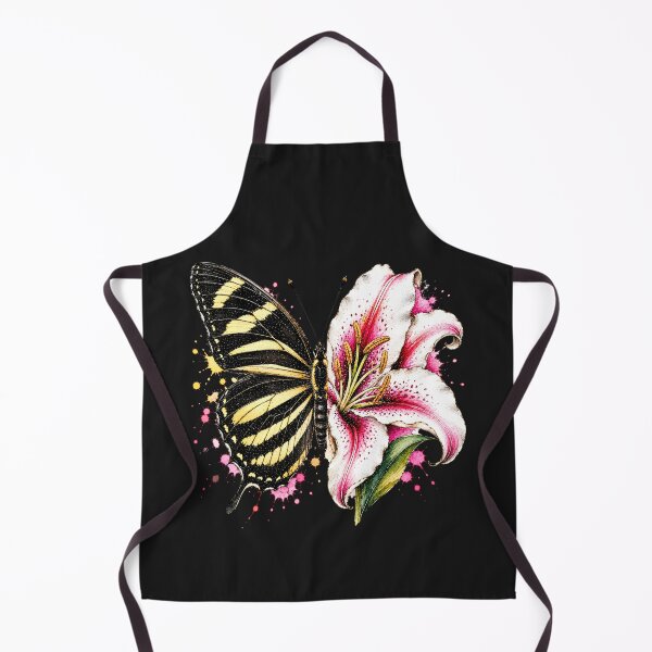 Item preview, Lily Butterfly Watercolor Illustration designed and sold by ColorSplash123.